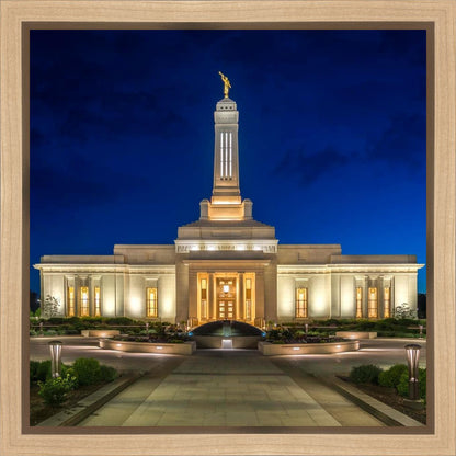 Indianapolis Temple Beacon Of Light Gallery Wrap