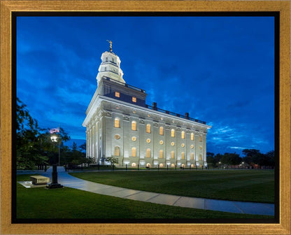 Nauvoo Temple Blue Hour Gallery Wrap