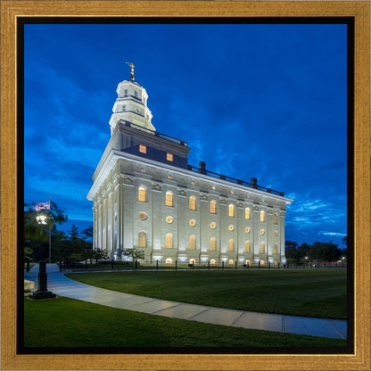 Nauvoo Temple Blue Hour Gallery Wrap