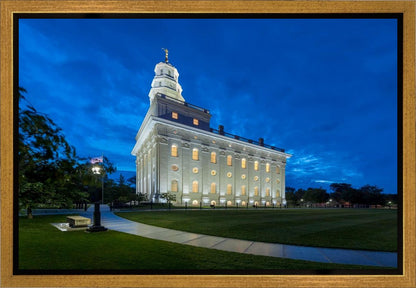 Nauvoo Temple Blue Hour Gallery Wrap