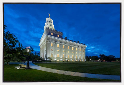 Nauvoo Temple Blue Hour Gallery Wrap