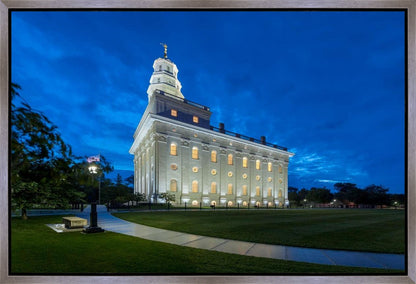 Nauvoo Temple Blue Hour Gallery Wrap