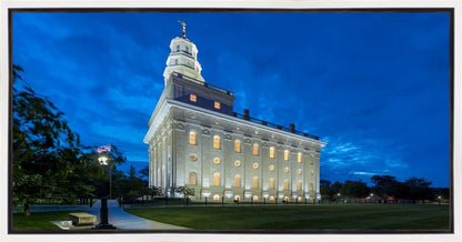 Nauvoo Temple Blue Hour Gallery Wrap