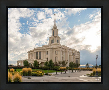 Payson Temple Golden Hour Gallery Wrap