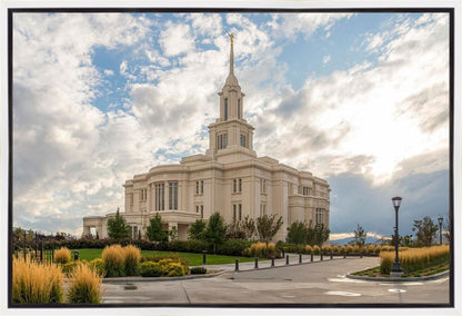 Payson Temple Golden Hour Gallery Wrap