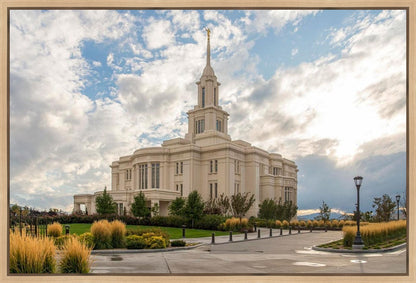 Payson Temple Golden Hour Gallery Wrap