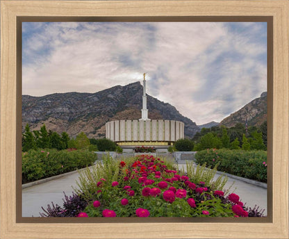 Provo Temple First Light Gallery Wrap