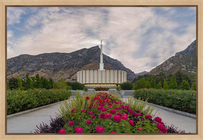 Provo Temple First Light Gallery Wrap
