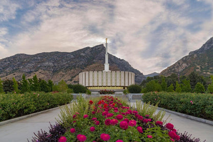 Provo Temple First Light Gallery Wrap