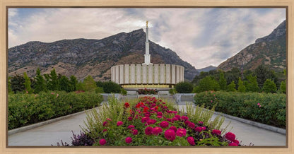 Provo Temple First Light Gallery Wrap