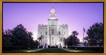 St George Temple Majestic Gallery Wrap