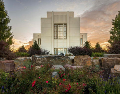 Twin Falls Temple Garden Of Eden Gallery Wrap