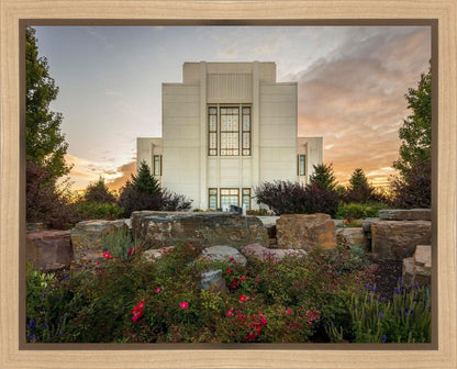 Twin Falls Temple Garden Of Eden Gallery Wrap