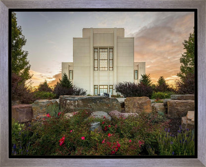 Twin Falls Temple Garden Of Eden Gallery Wrap