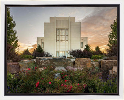 Twin Falls Temple Garden Of Eden Gallery Wrap