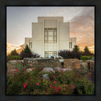 Twin Falls Temple Garden Of Eden Gallery Wrap