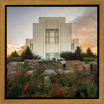 Twin Falls Temple Garden Of Eden Gallery Wrap