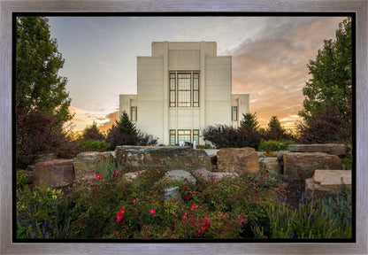Twin Falls Temple Garden Of Eden Gallery Wrap