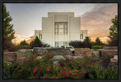 Twin Falls Temple Garden Of Eden Gallery Wrap