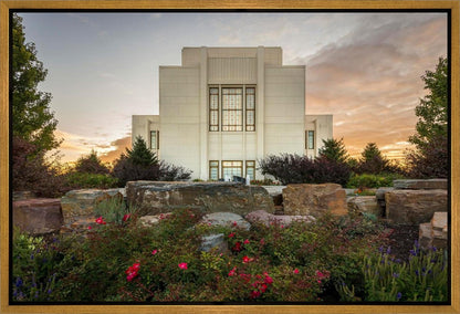 Twin Falls Temple Garden Of Eden Gallery Wrap