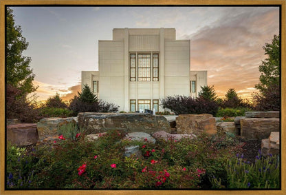 Twin Falls Temple Garden Of Eden Gallery Wrap