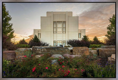 Twin Falls Temple Garden Of Eden Gallery Wrap