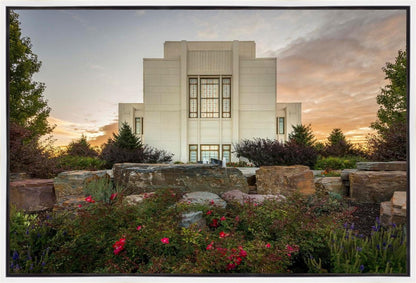 Twin Falls Temple Garden Of Eden Gallery Wrap
