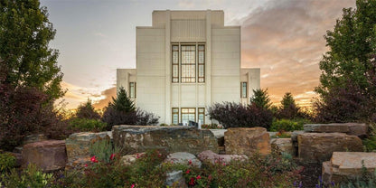 Twin Falls Temple Garden Of Eden Gallery Wrap