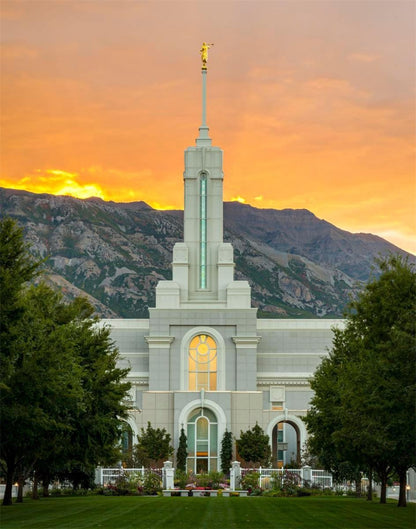 Mount Timpanogos Morning Glory (Full Vertical Version) Gallery Wrap