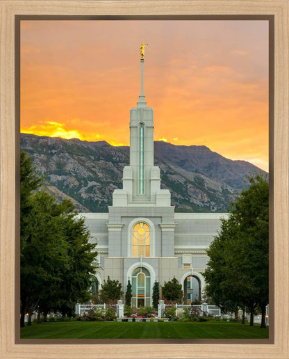 Mount Timpanogos Morning Glory (Full Vertical Version) Gallery Wrap
