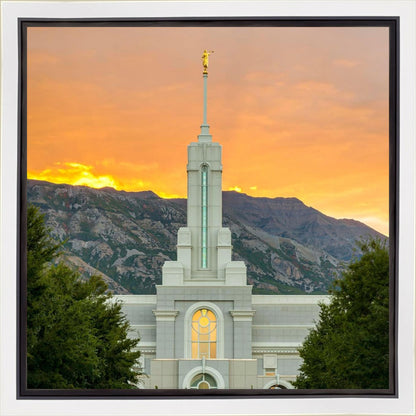Mount Timpanogos Morning Glory (Full Vertical Version) Gallery Wrap