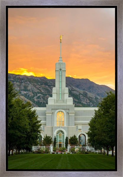 Mount Timpanogos Morning Glory (Full Vertical Version) Gallery Wrap