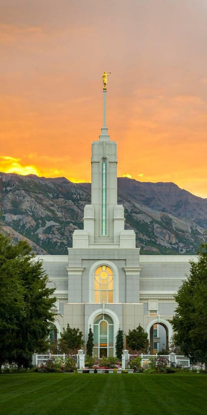 Mount Timpanogos Morning Glory (Full Vertical Version) Gallery Wrap