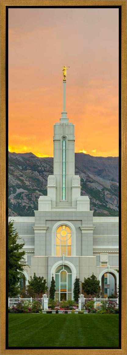 Mount Timpanogos Morning Glory (Full Vertical Version) Gallery Wrap