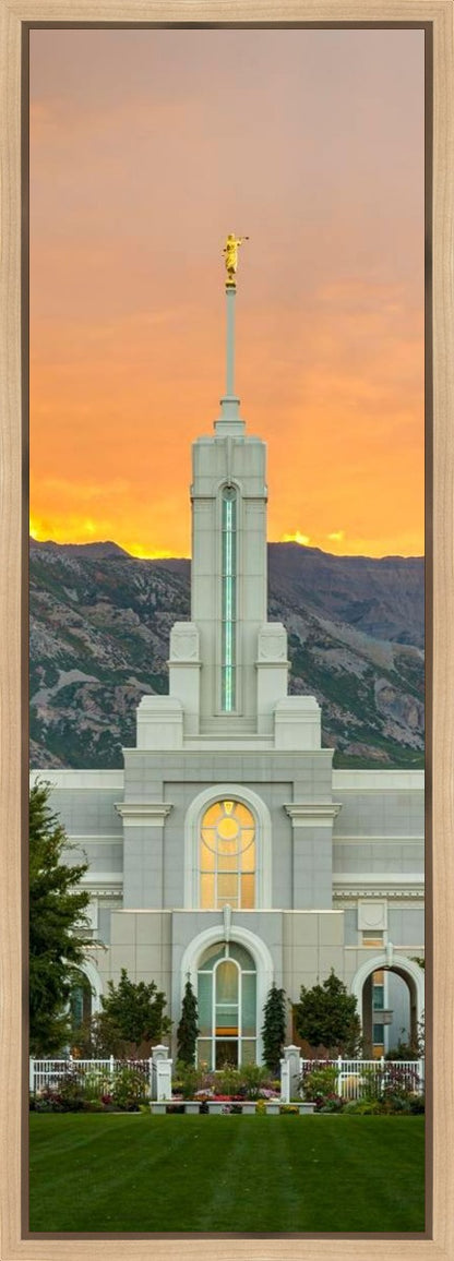 Mount Timpanogos Morning Glory (Full Vertical Version) Gallery Wrap