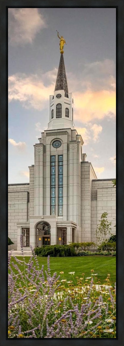 Boston Temple Summer Evening Gallery Wrap