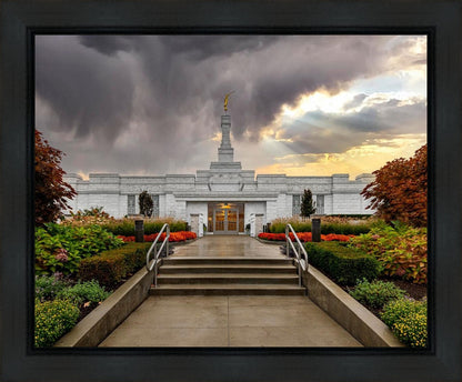 Detroit Temple Radiant Beams Gallery Wrap