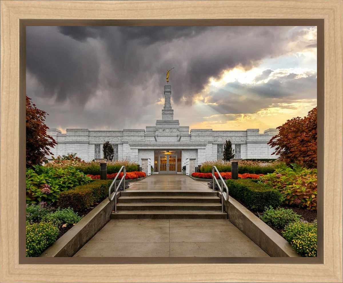 Detroit Temple Radiant Beams Gallery Wrap