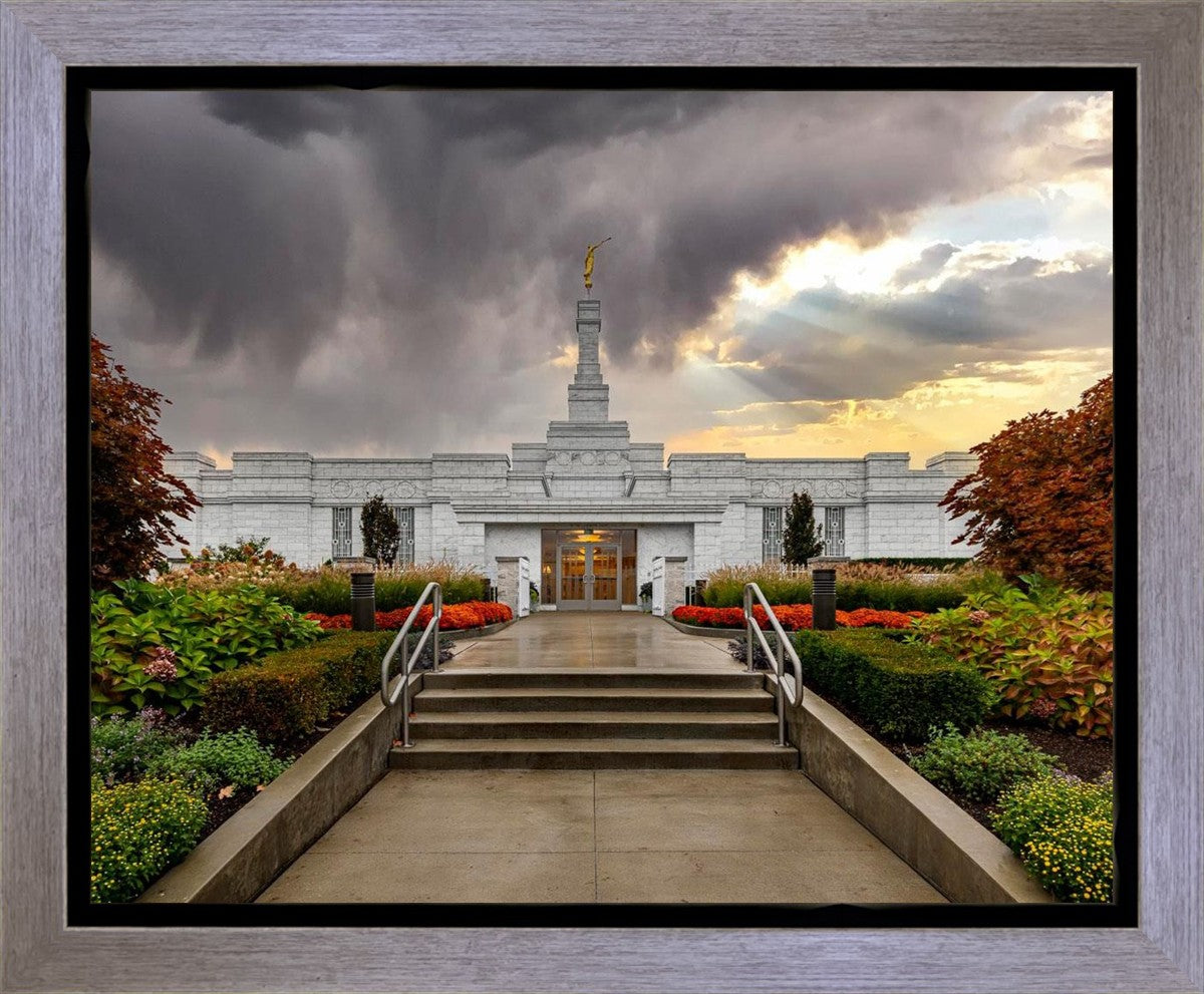 Detroit Temple Radiant Beams Gallery Wrap