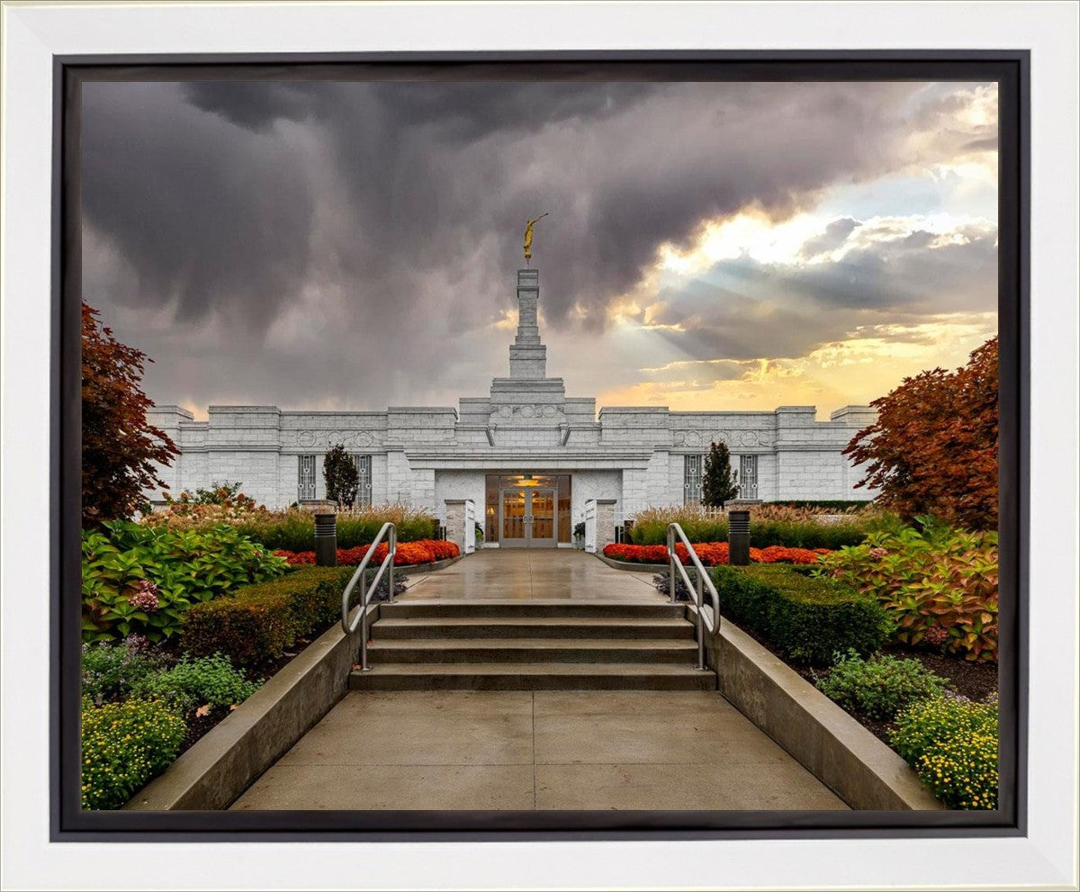 Detroit Temple Radiant Beams Gallery Wrap