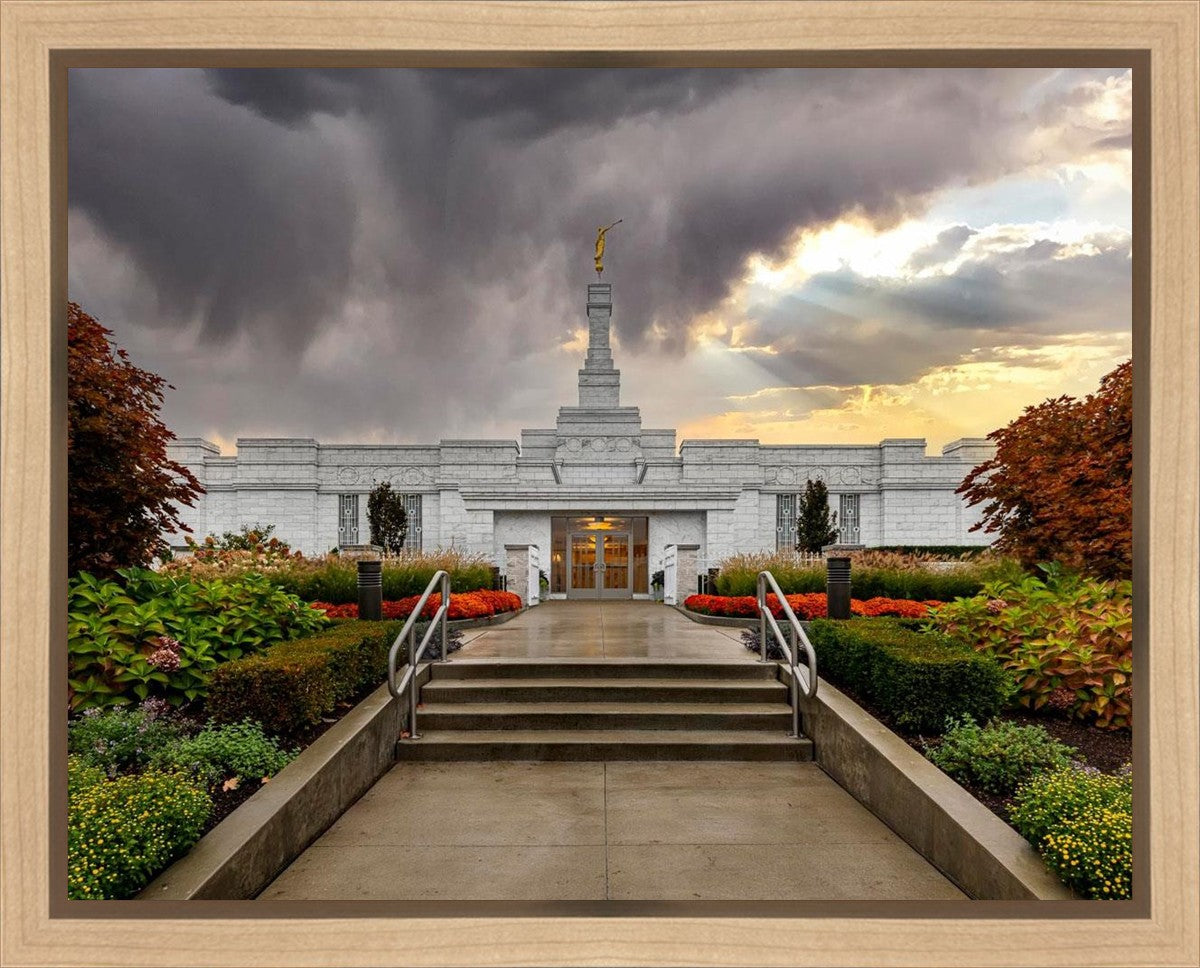 Detroit Temple Radiant Beams Gallery Wrap