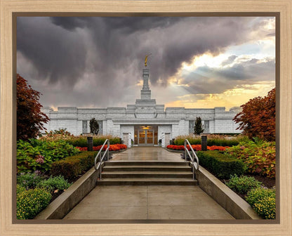 Detroit Temple Radiant Beams Gallery Wrap