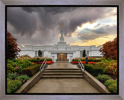 Detroit Temple Radiant Beams Gallery Wrap