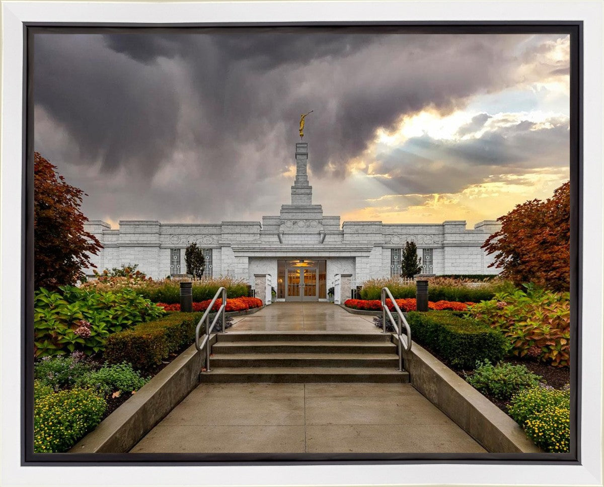 Detroit Temple Radiant Beams Gallery Wrap