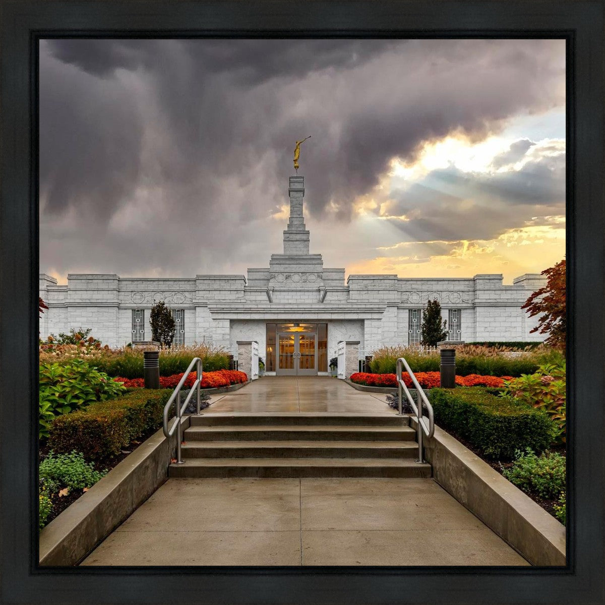 Detroit Temple Radiant Beams Gallery Wrap