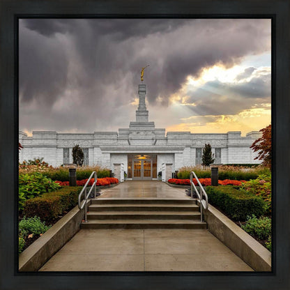 Detroit Temple Radiant Beams Gallery Wrap