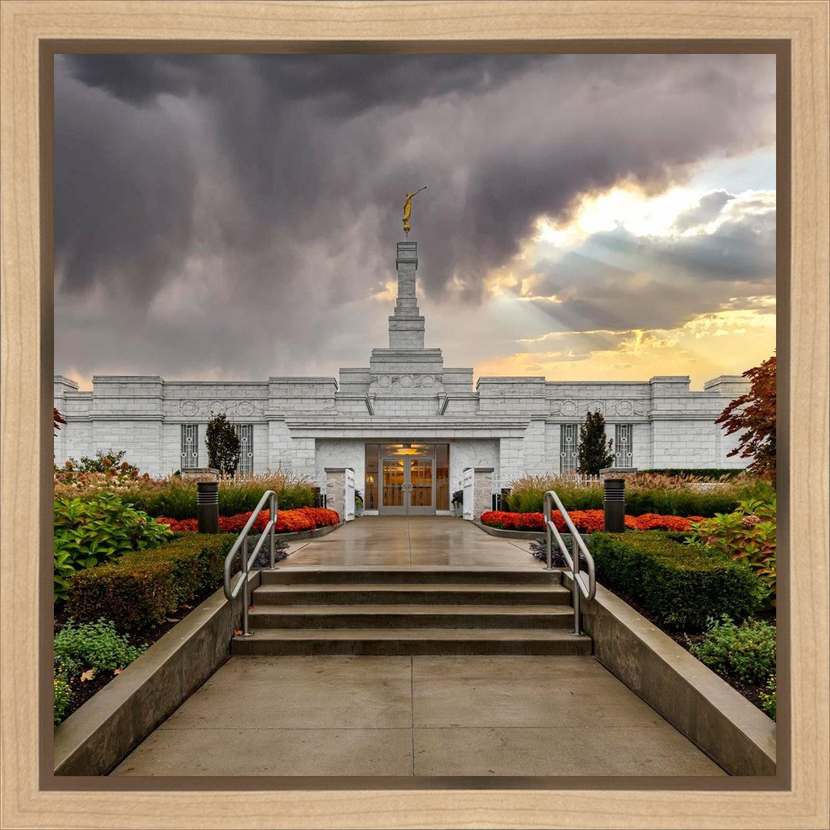 Detroit Temple Radiant Beams Gallery Wrap