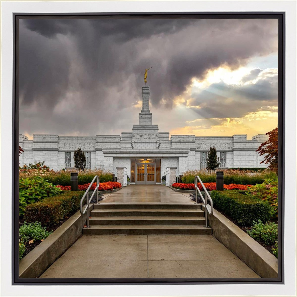 Detroit Temple Radiant Beams Gallery Wrap