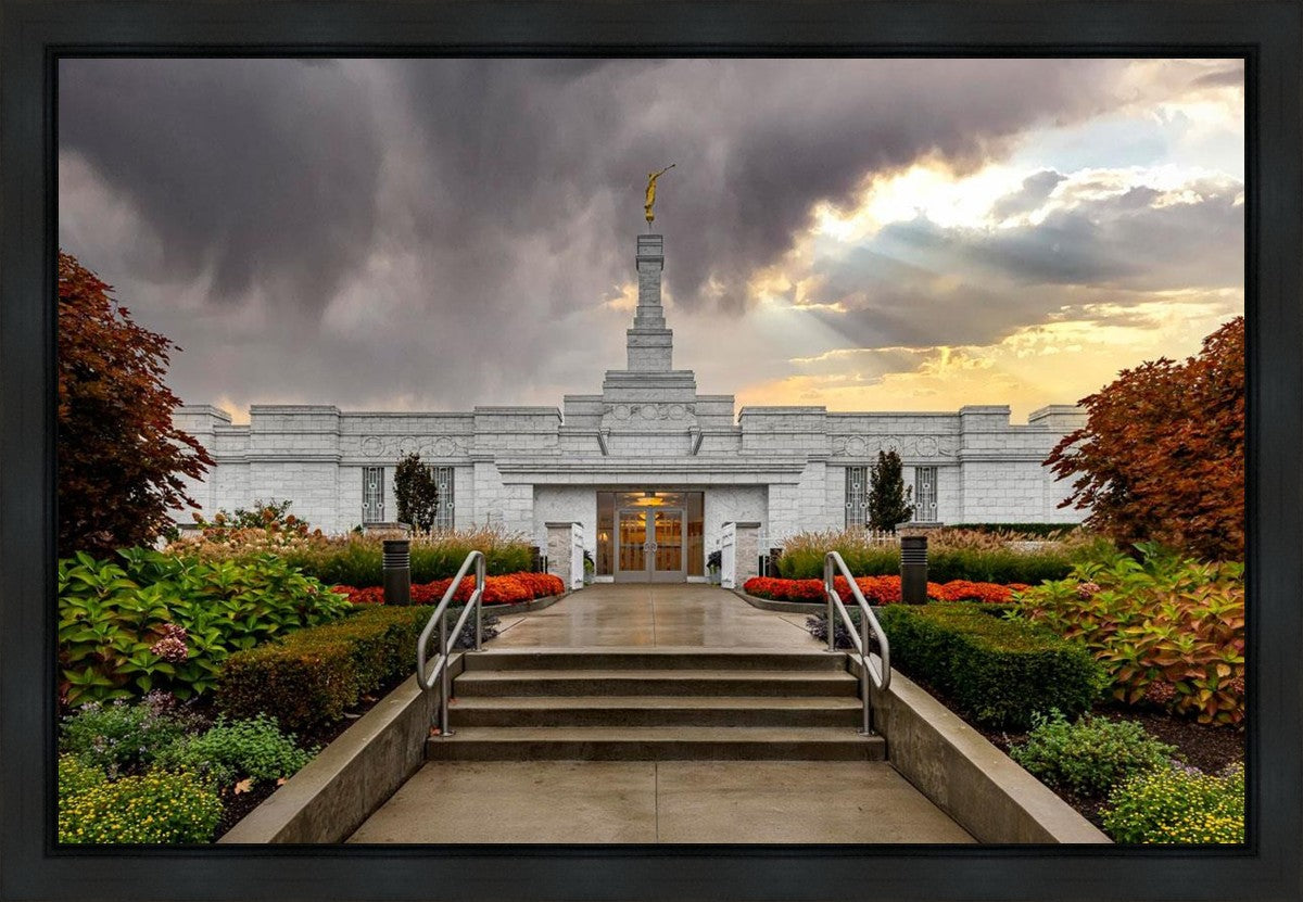 Detroit Temple Radiant Beams Gallery Wrap