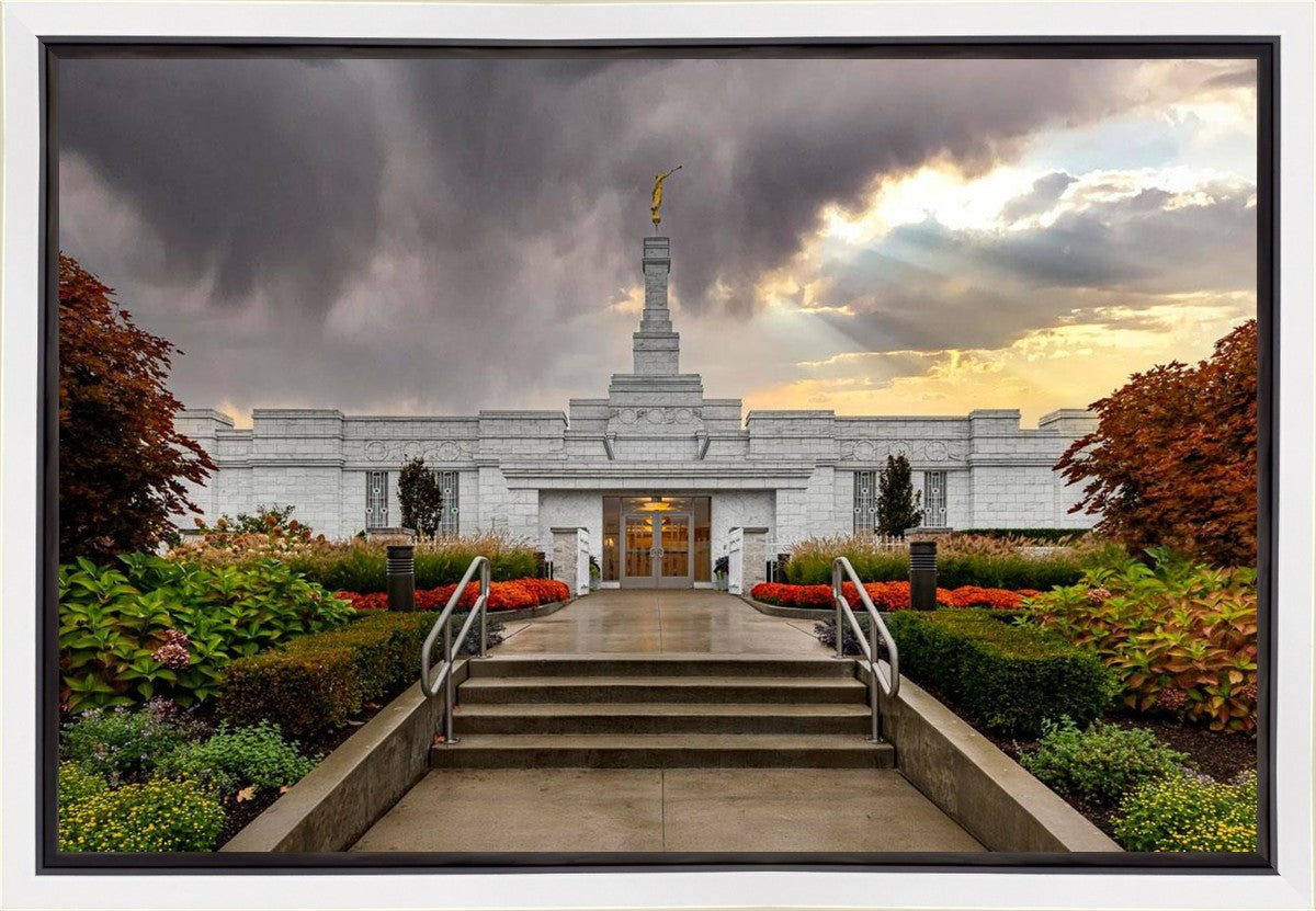 Detroit Temple Radiant Beams Gallery Wrap